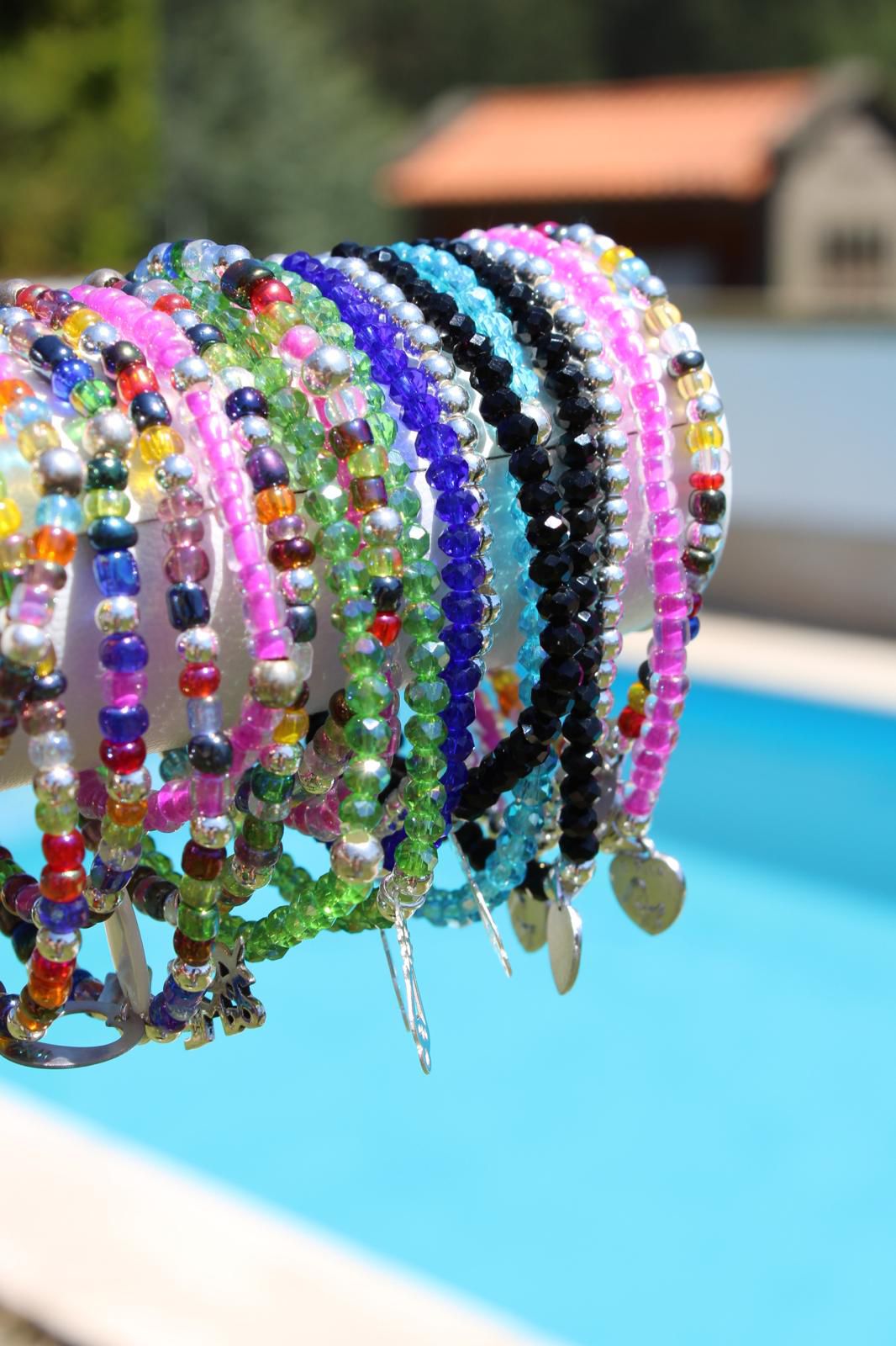 Fotografía de Pulsera de cristal checo y plata
